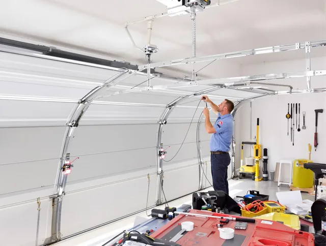 Garage door cable repair service by Hialeah Garage Door Repair in Hialeah