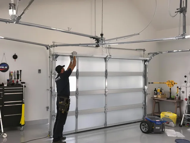 Hialeah Garage Door Repair certified team performing precision garage door installation in Hialeah