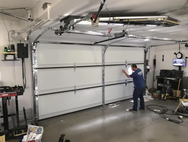 Professional garage door repair service by Hialeah Garage Door Repair in Hialeah