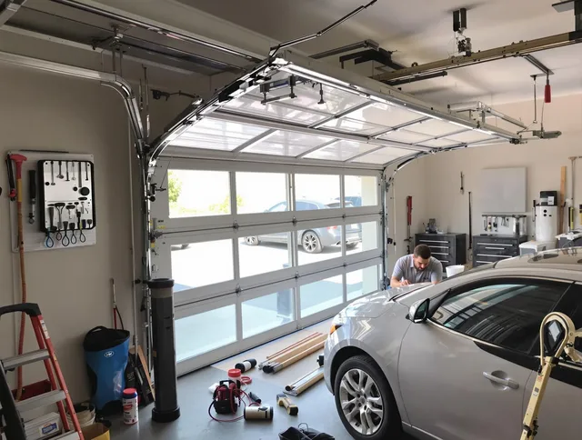 Garage door noise reduction service by Hialeah Garage Door Repair in Hialeah