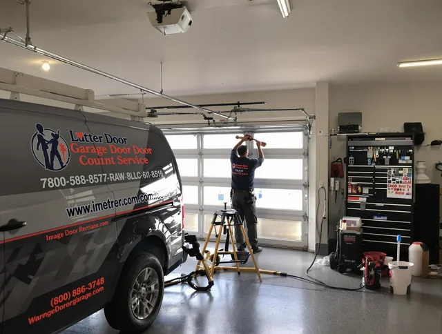 Hialeah Garage Door Repair team performing same-day garage door repair in Hialeah