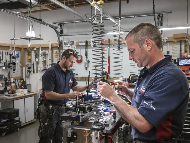 Garage door spring repair service by Hialeah Garage Door Repair in Hialeah